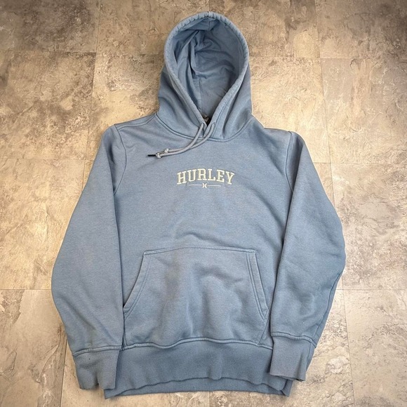 Other - Y2K baby blue Hurley Surf style hoodie size small